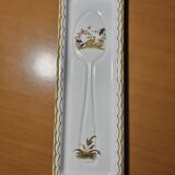 Spoon holder tray with old Moustiers decor