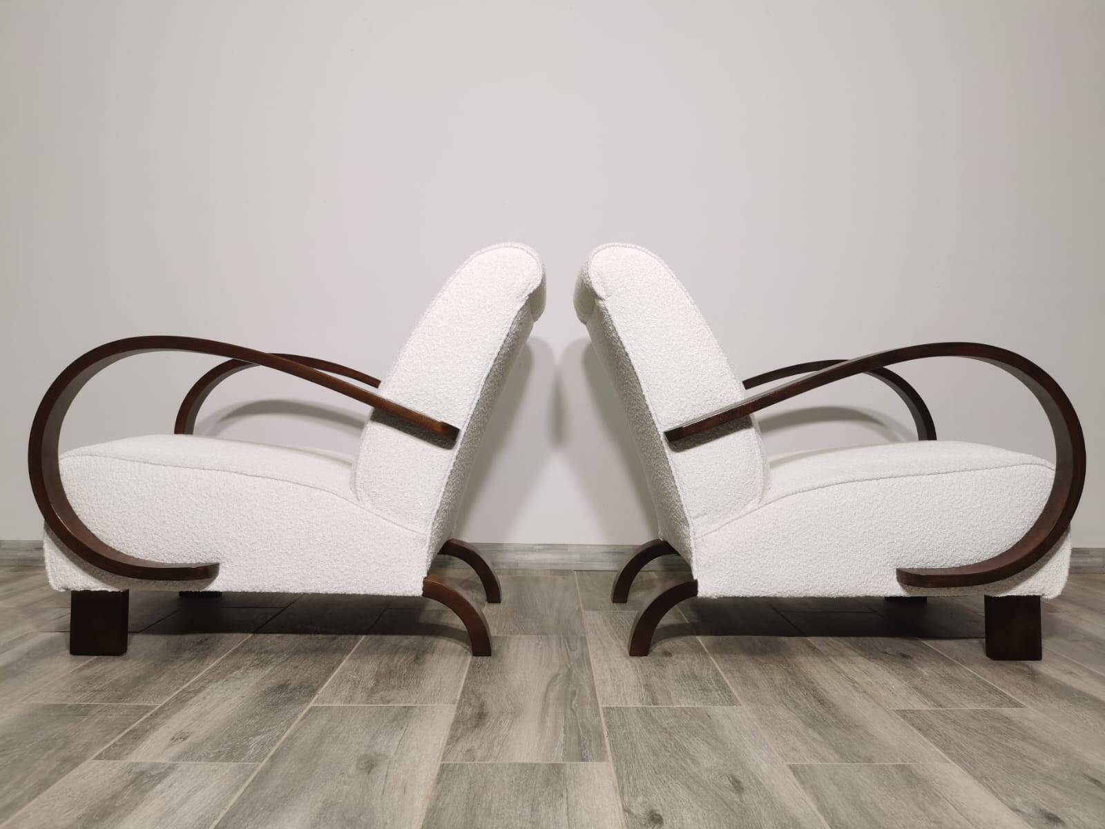 Armchairs by Jindrich Halabala, 1940s