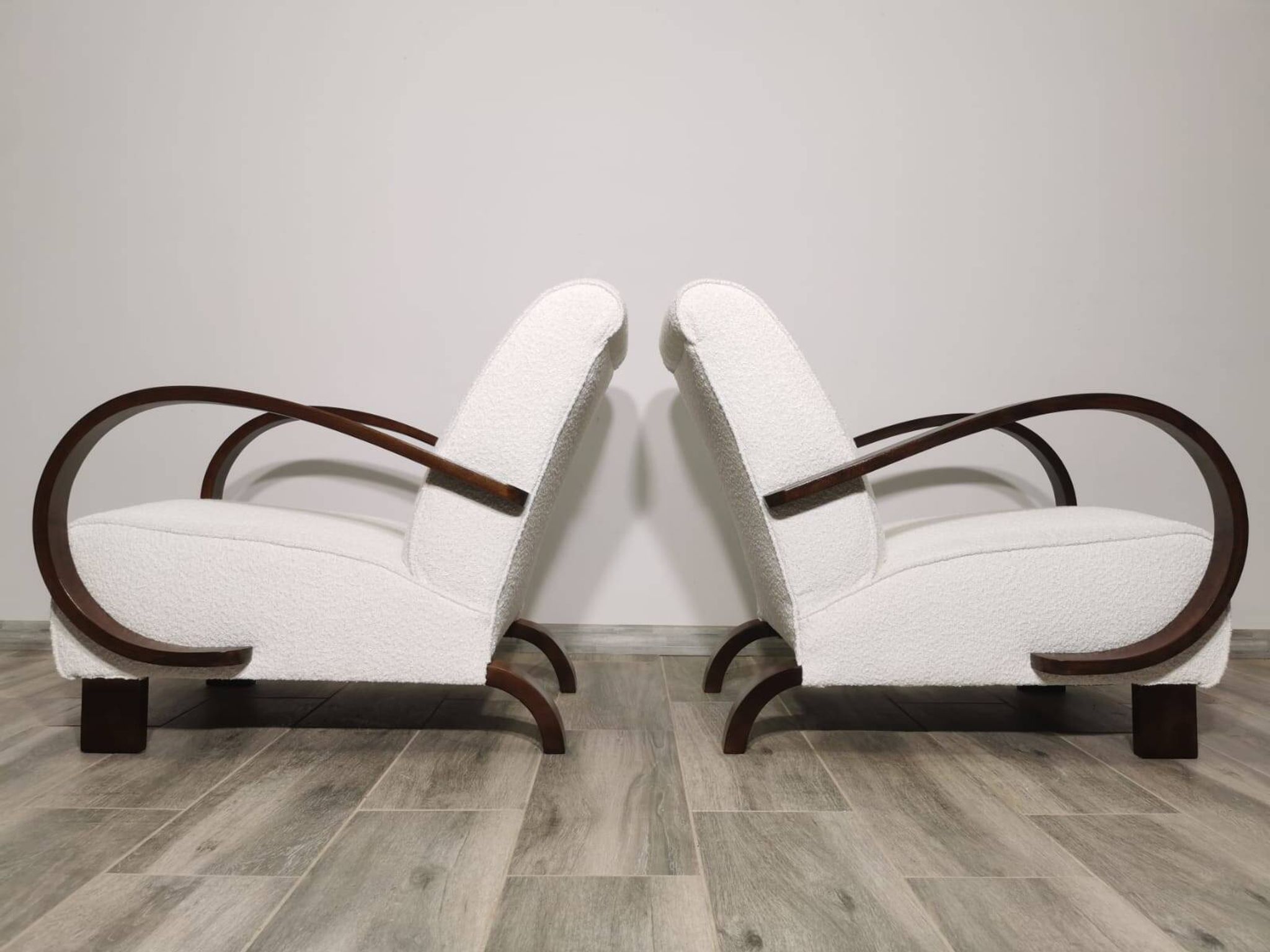 Armchairs by Jindrich Halabala, 1940s