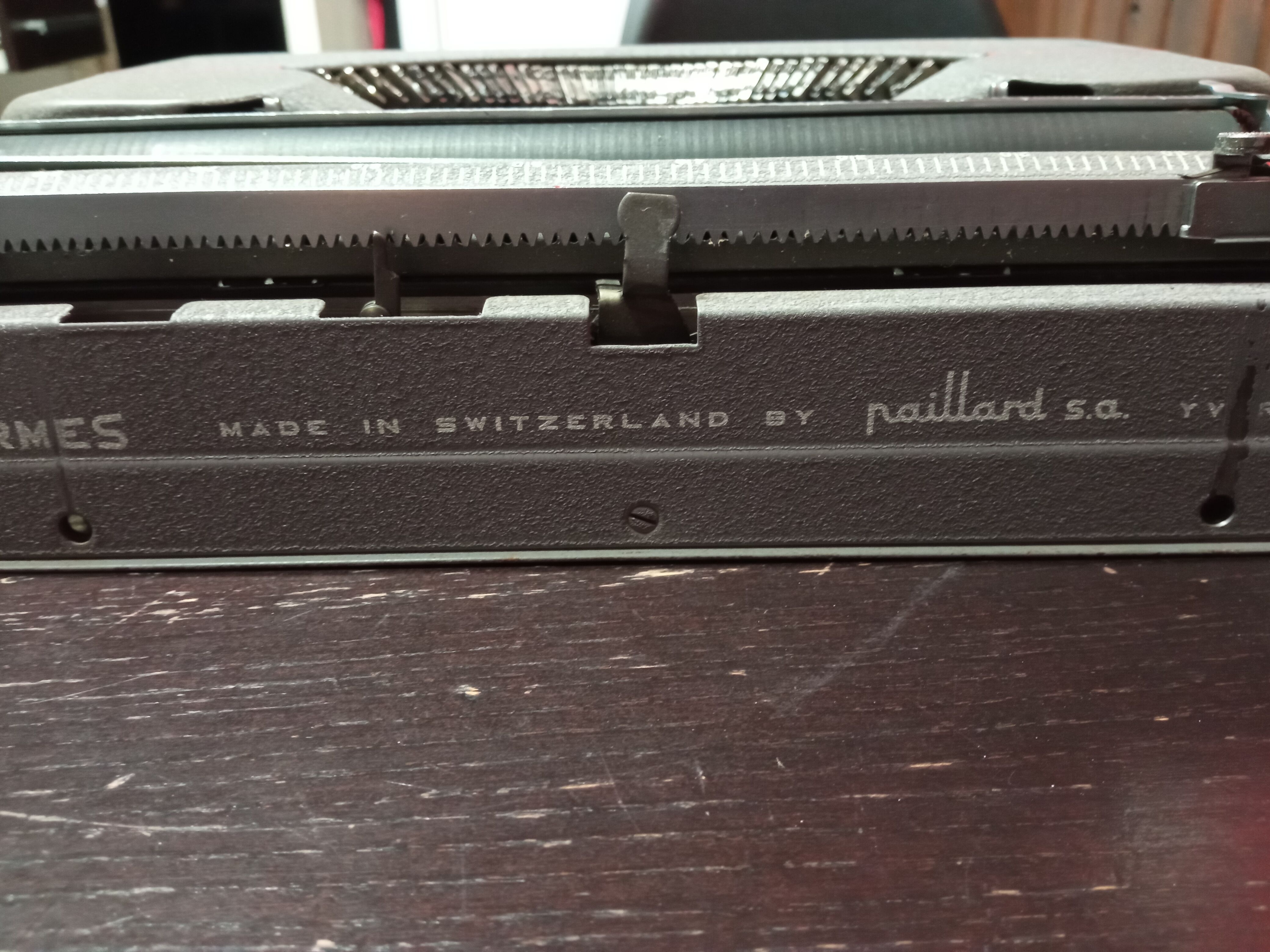 Typewriter Hermes baby maillard sa yverdon made in switzerland