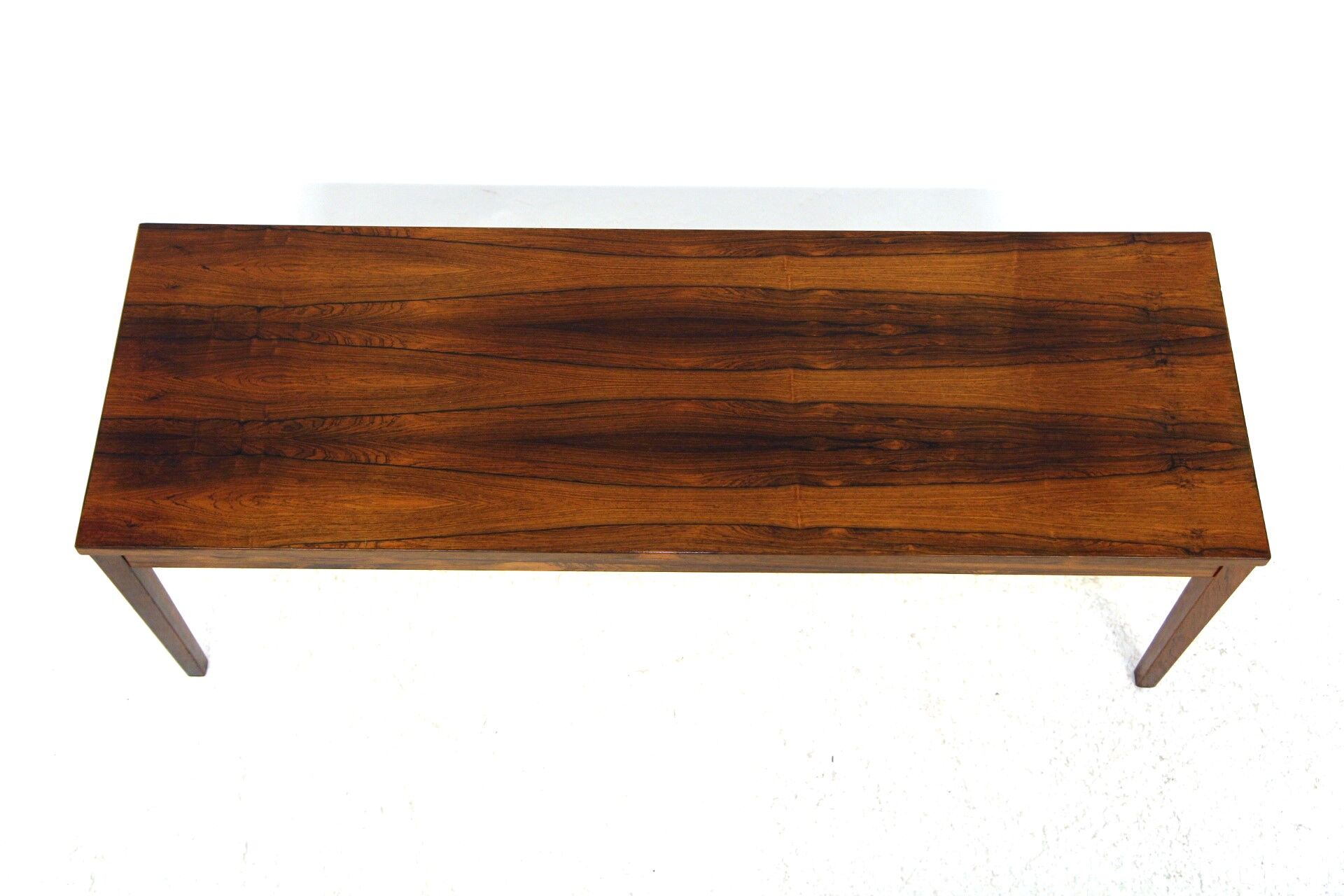 Banc minimaliste en palissandre, Suède, 1960