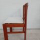 4 Chaises design Scandinave tissu bouclettes