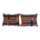 Set of 2 vintage Turkish cushion covers 46x61 cm