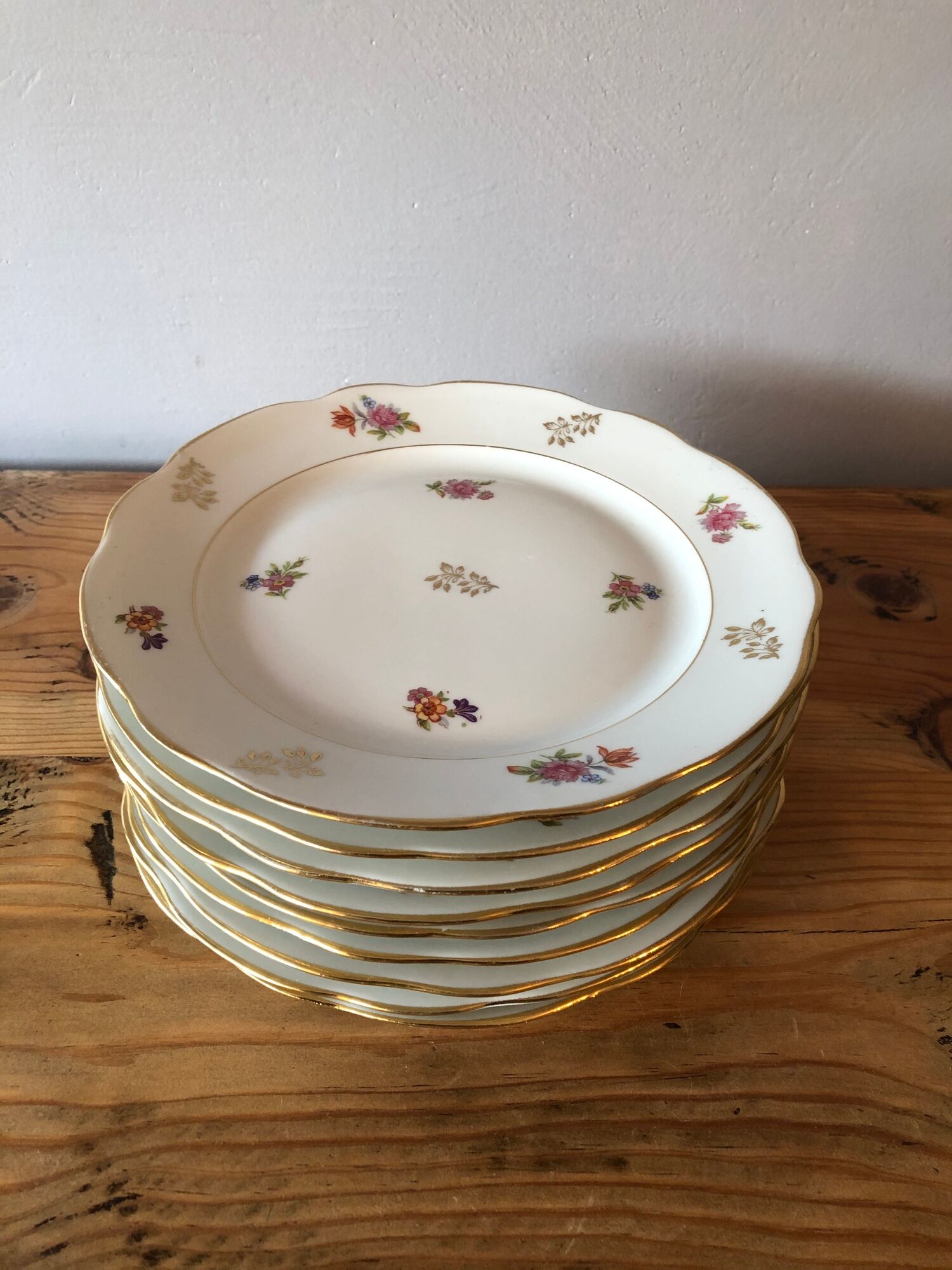 Lot De 6 Assiettes à Dessert En Porcelaine Blanche - 16,5 Cm - Lavables Au Lave-vaisselle Et Micro-ondes - Design élégant