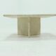 Italian modern travertine coffee table 1970