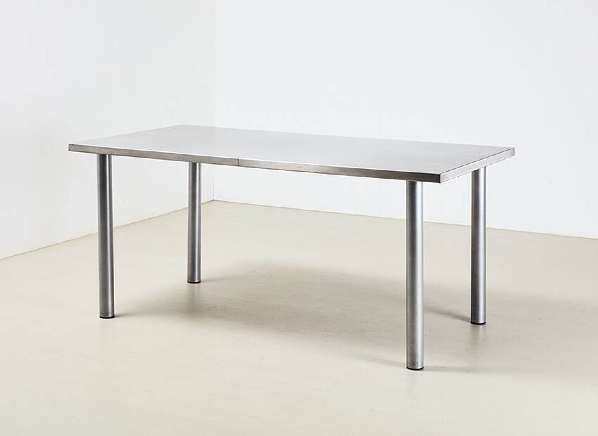 Postmodern Dining Set in Aluminum and Steel Belgium 1980s/90s