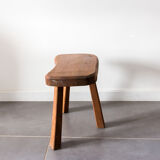 Wooden tripod stool