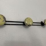 Yellow vintage patère