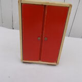 Vintage doll cabinet