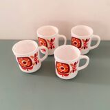 Set of 4 MOBIL mugs