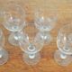 6 verres ballon ancien style bistrot XXème siècle