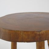 Tabouret bass table brutalist elm