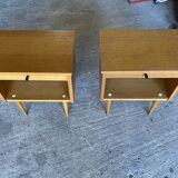 Pair of vintage bedsides, 60s