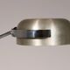 Iconic 1970s chrome arc floor lamp with adjustable swing arm, 1970 Italy