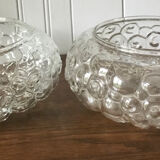 Glass ceiling lights