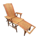 Vintage rattan long chair