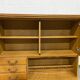 Vaisselier, buffet 2 corps vintage en chêne
