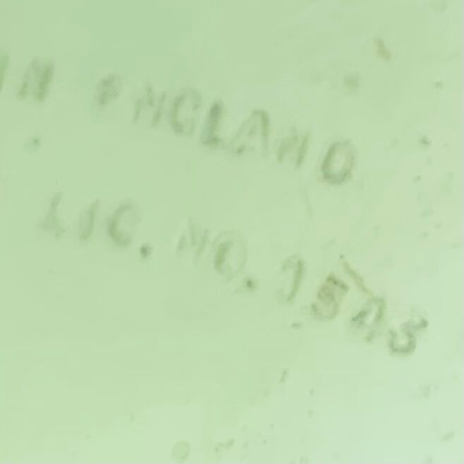 Vintage travel folding lamp Metek 1950