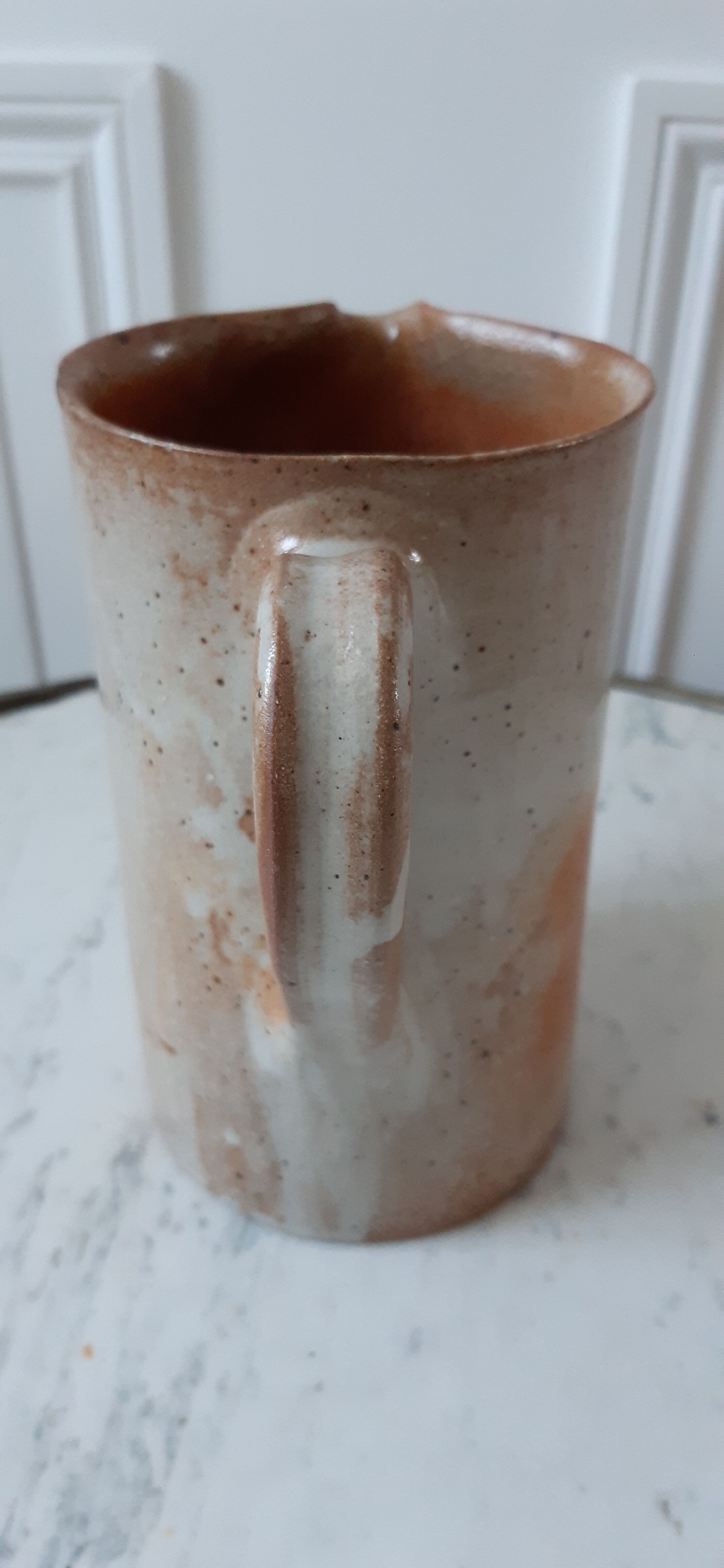 Pitcher in artisanal sandstone 70s