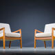 Teak Senator armchairs by Ole Wanscher