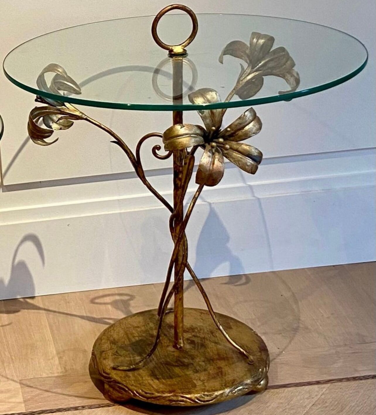 Palladio, pair of Italian cocktail side tables tables
