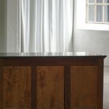 French Empire Commode / Commode, walnut and bronze mounts, 19th century