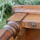 Monumental bench - notary's office - solid oak