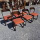 6 Baumann sled chairs in rosewood from the 1960s.