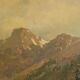 Ancient painting by Giuseppe Buscaglione, oil on canvas, 19th century.