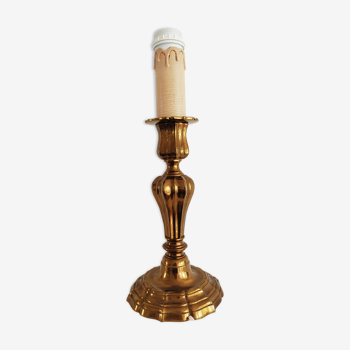Pied de lampe en bronze vers 1900 40 cm