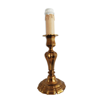 Bronze lamp foot around 1900 40 cm