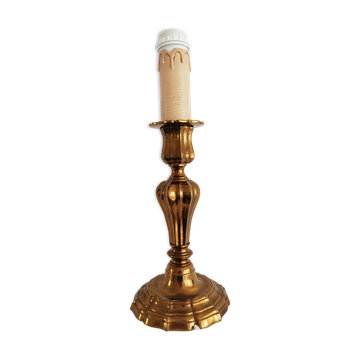 Pied de lampe en bronze vers 1900 40 cm
