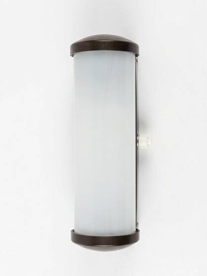 Vintage Bakelite and Opaline Wall Light Art Deco-Bauhaus
