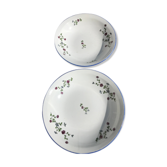 Set of 2 vintage dishes