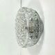 Minimalist round glass ceiling light wall light 1970 1980 seventies eighties LAMP-7256