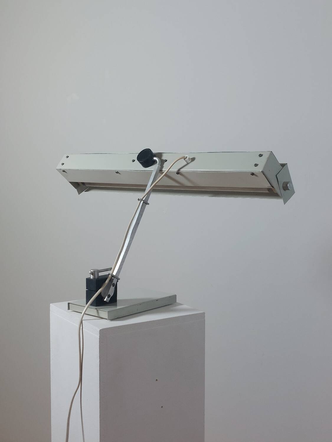 XXL vintage metal desk lamp by Klaus Musinowski GDR