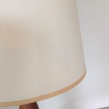 Turned wood lamp vintage 60s-70s