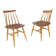 Set of 2 "Fanett" teak chairs by Ilmari Tapiovaara, Sweden, 1960