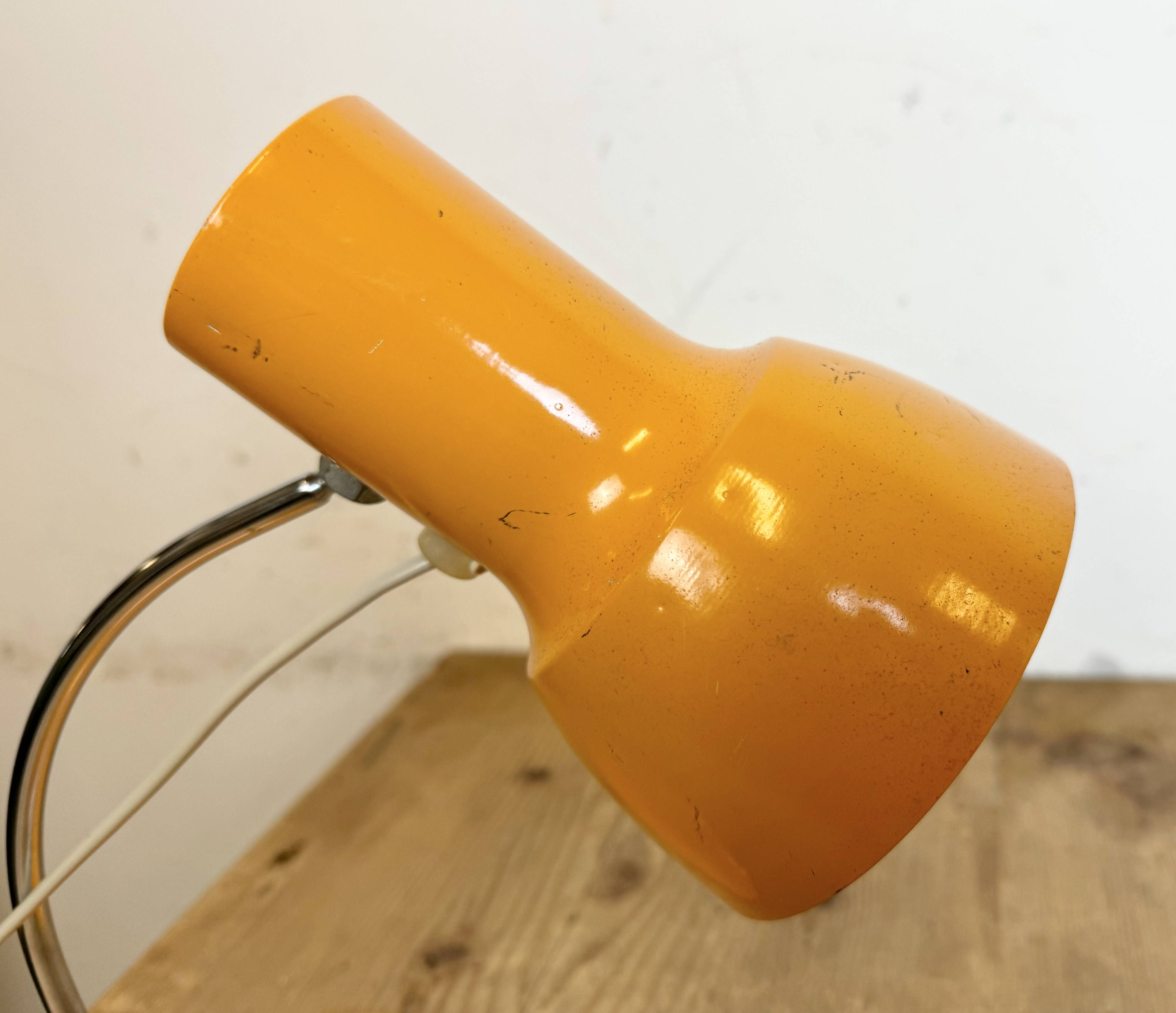 Orange Table Lamp by Josef Hurka for Napako, 1970s