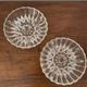 Set of 2 antique glass bowls