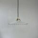 Antique 25.5 cm vintage opal lace pendant light