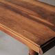 Modernist table in oak and walnut, France, Art Deco, circa 1940.
