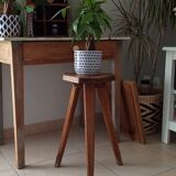 Vintage tripod stool 70s