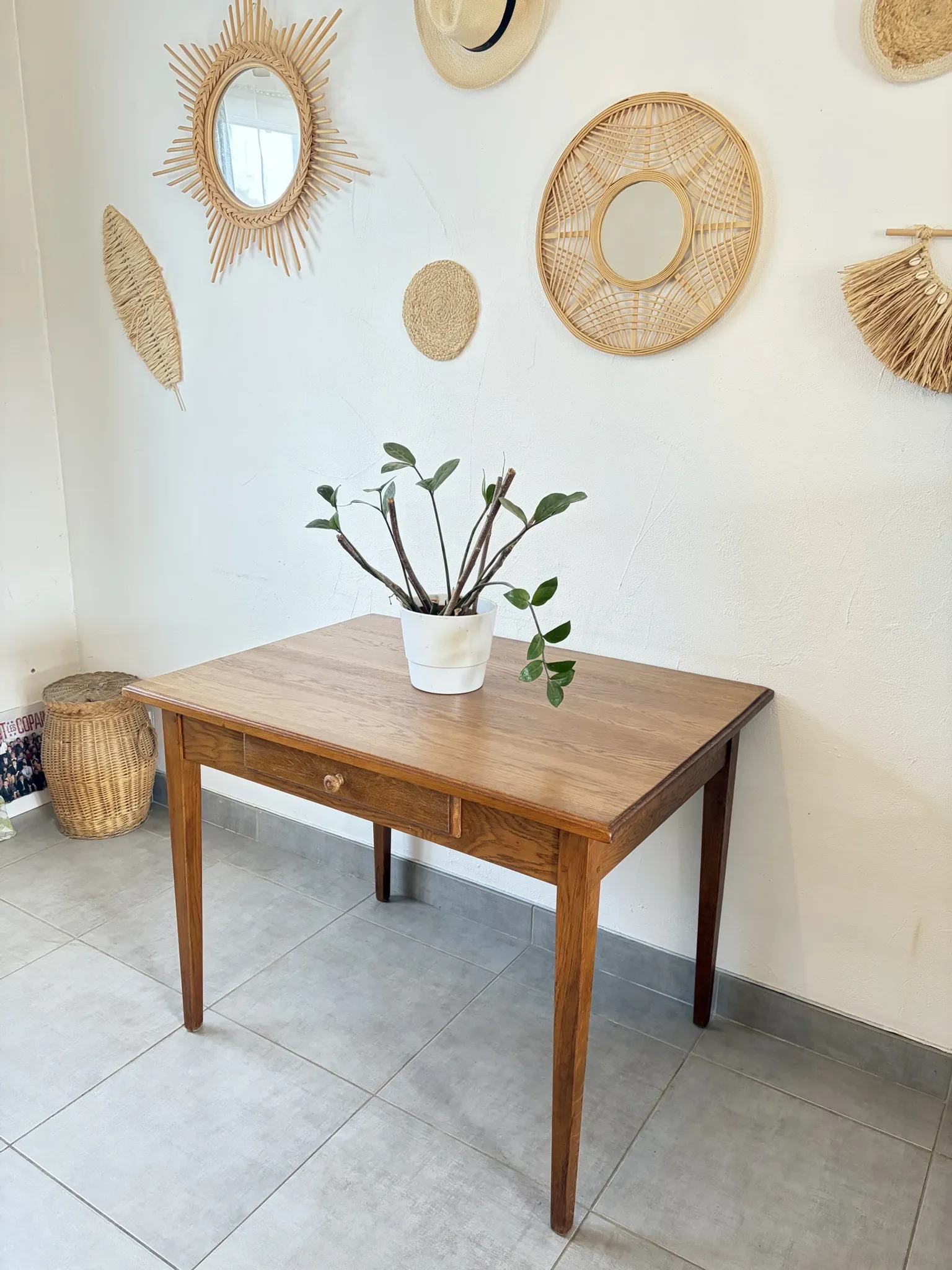 Vintage farmhouse table