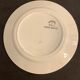 5 flat art deco plates signed Badonviller, Sans Souci model