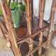 Rattan bookshelf shelf