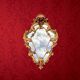 Golden wall mirror with a rococo Louis XV style – 1950s-60s