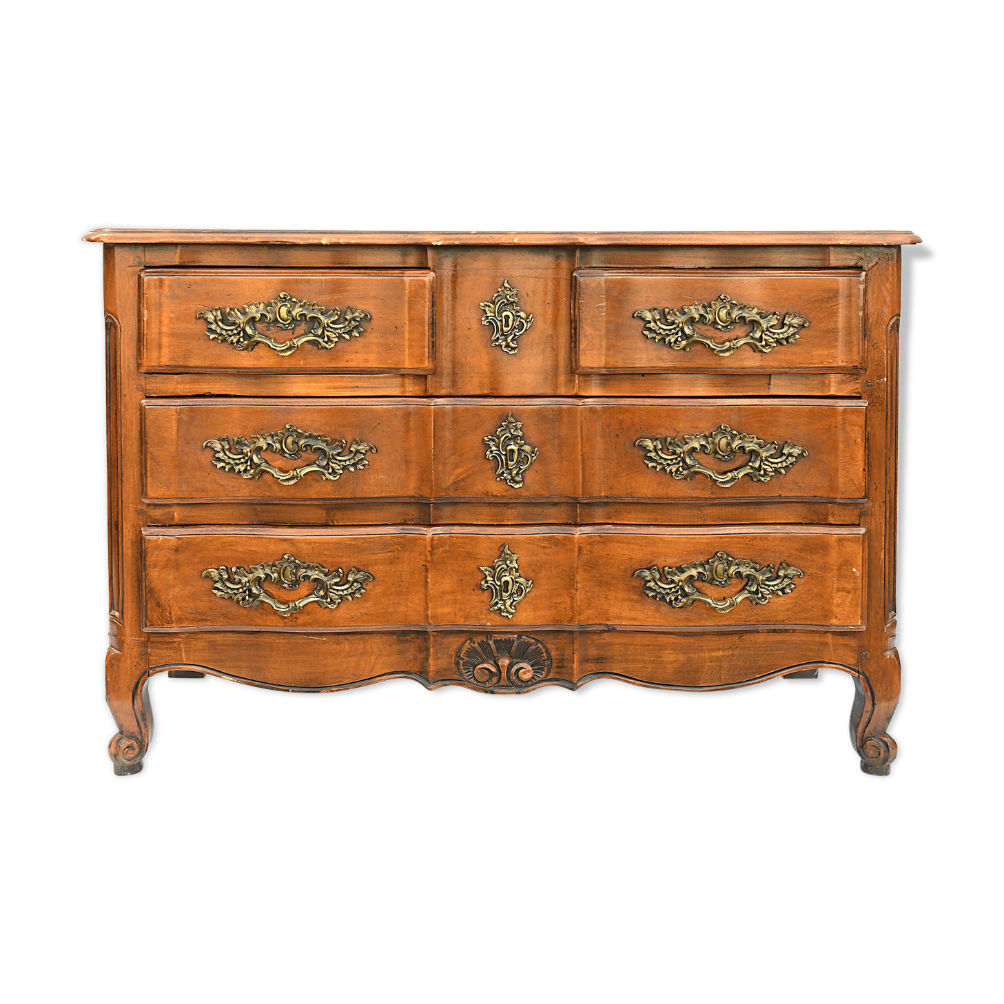 Crossbow-shaped chest of drawers