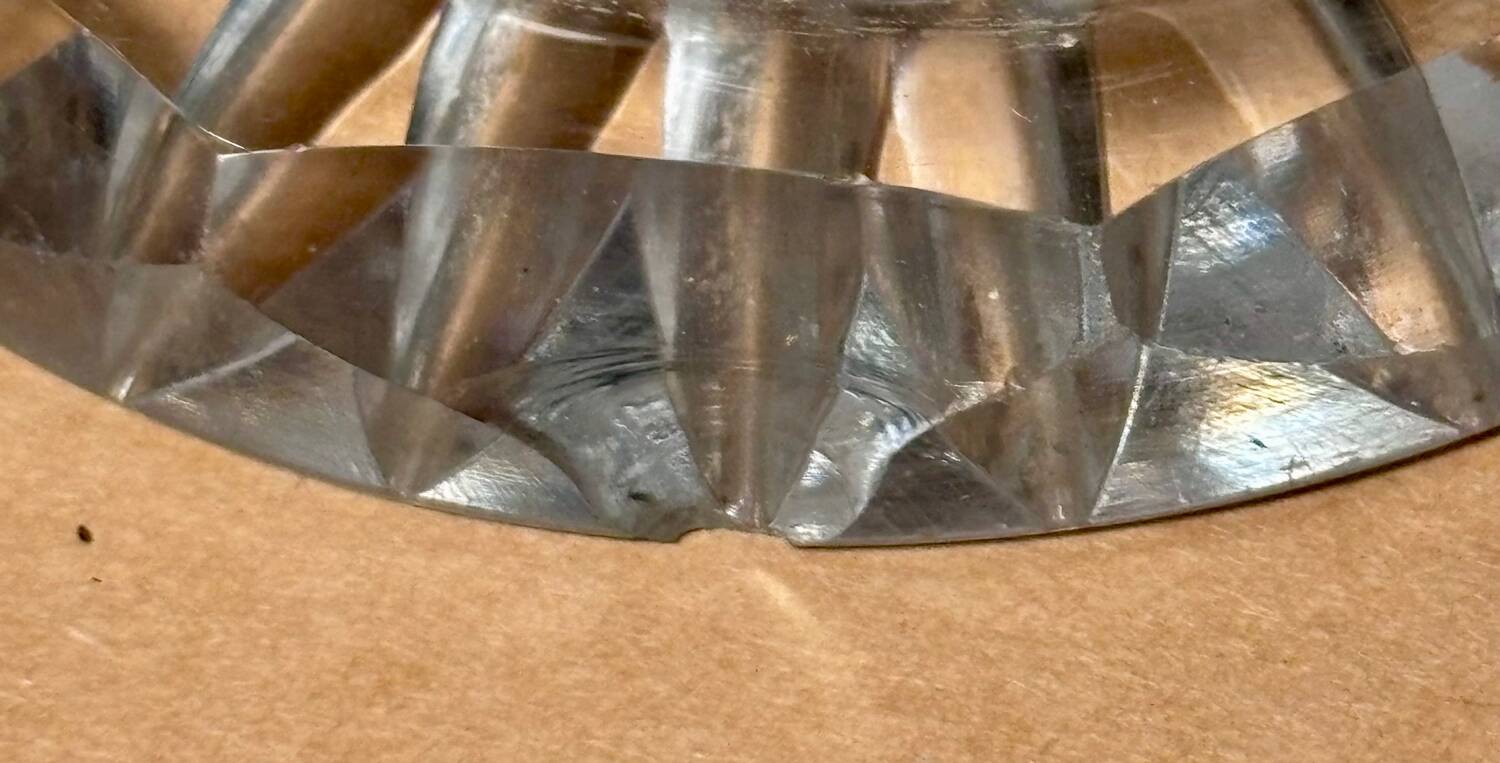 Baccarat mustard pot