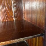 Antique Edwardian Bureau Bookcase with Inlaid Floral Detail – Early 20th Ce